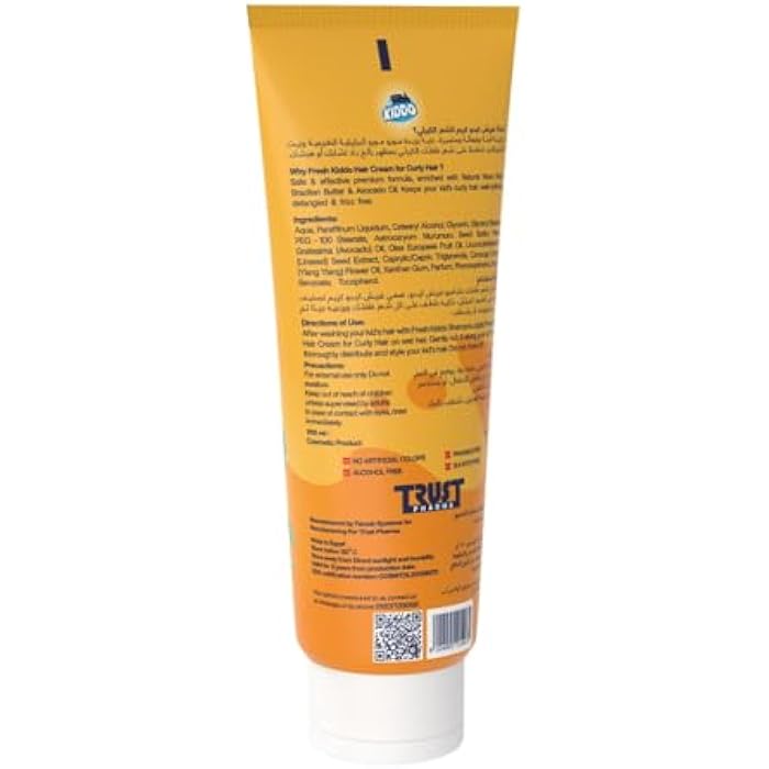 Fresh Kiddo Hair Cream for Curly Hair200gm - Image 3